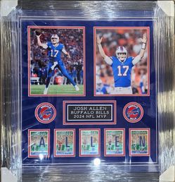 Bills Josh Allen Custom-Framed Display Piece w/ SpellBound Set Of Cards