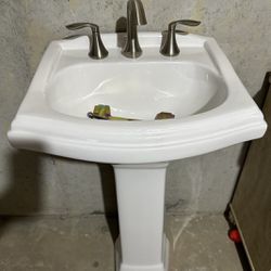 Sink For Sale With All Parts Including Faucet 