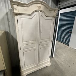 Lea Jessica McClintock Romance Series Antique White French Country Armoire