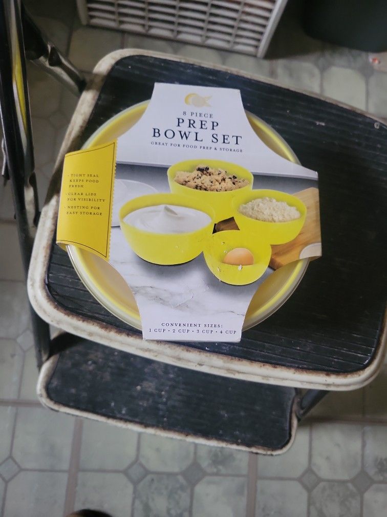 8 Pieces Prep Bowls