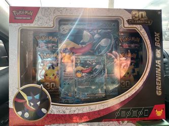 Pokémon TCG Greninja ex Box 30th Celebration