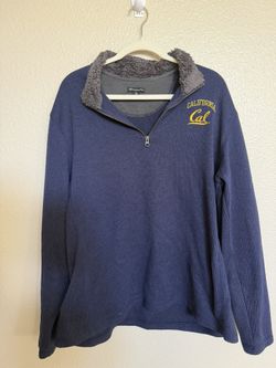 Champion Cal Golden Bears Quarter Zip Pullover XL