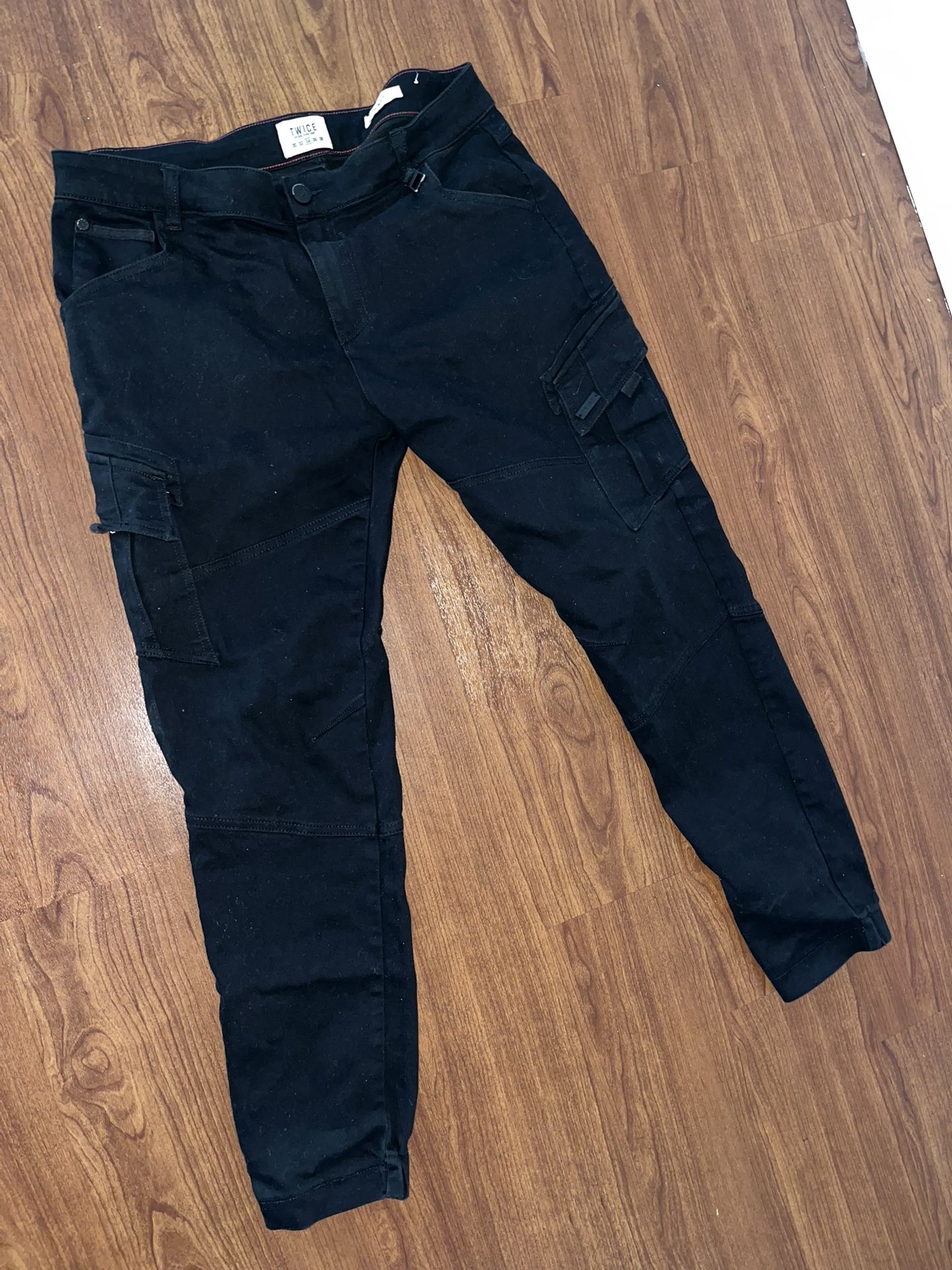 Men’s Black Jogger Casual Denim