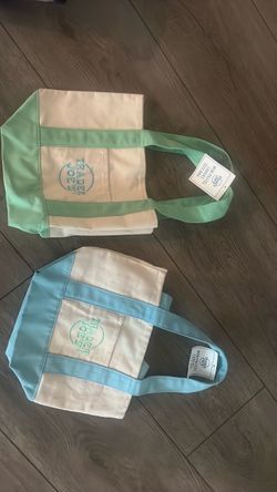 Trader Joe’s mini pastel canvas tote Bag