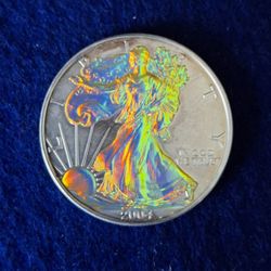 2004 Holographic Silver Eagle 