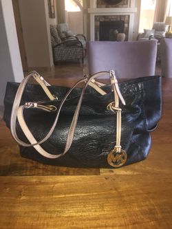 Black Michael Kors leather bag
