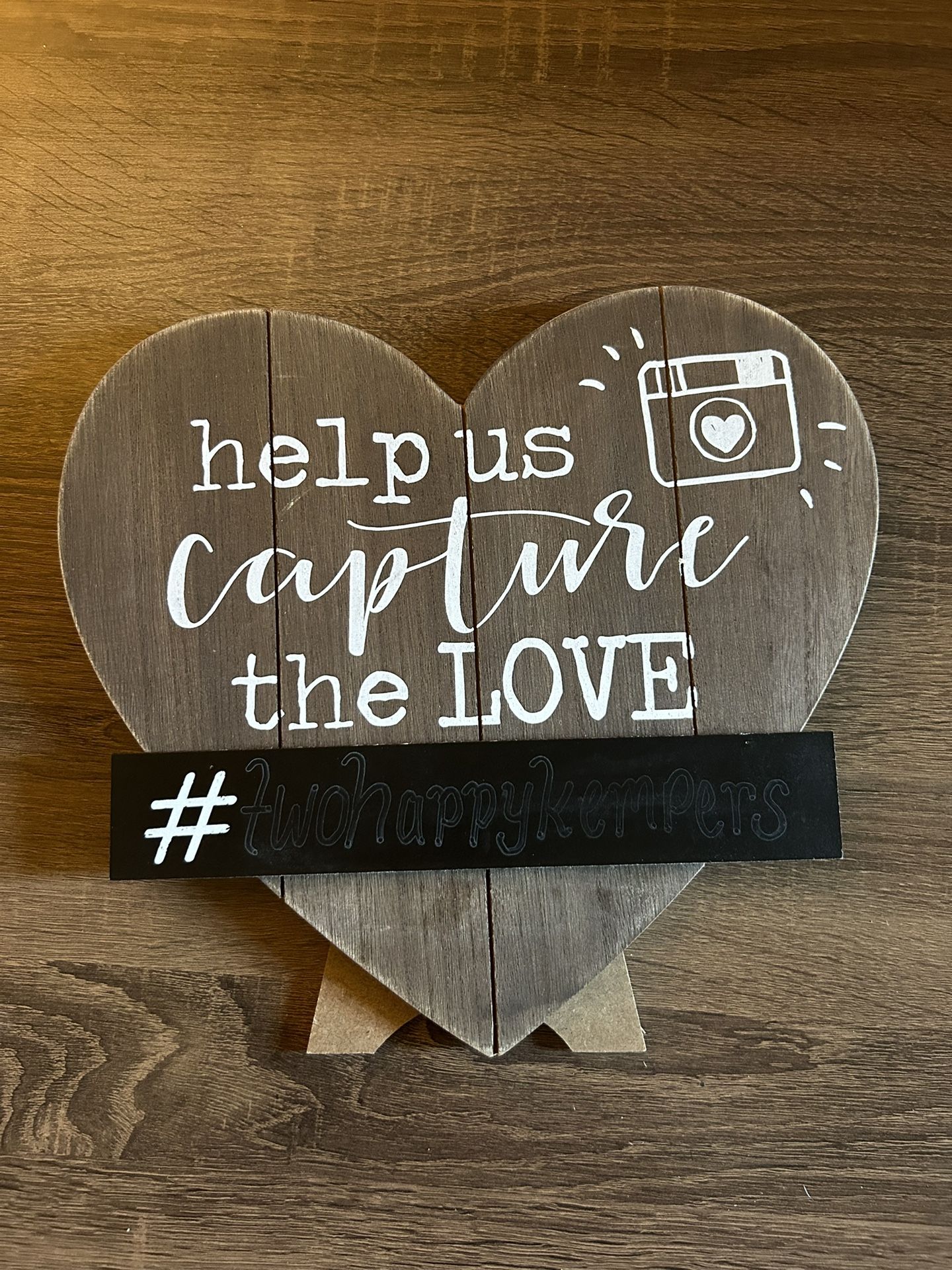 Hashtag Sign For Wedding