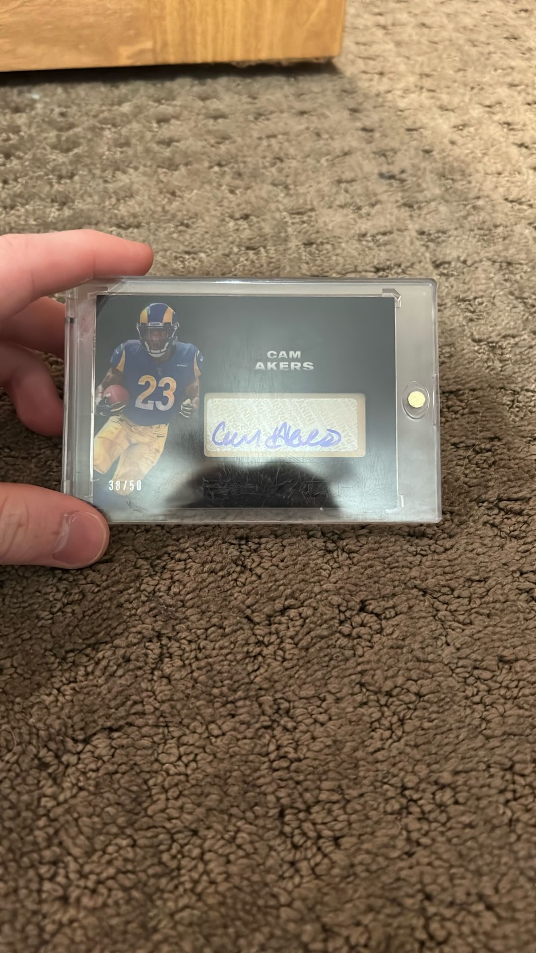 Cam Akers Black Auto /50