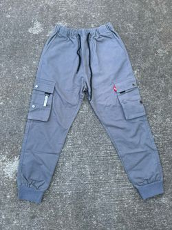 Grey Cargo Pants