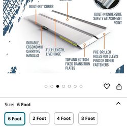 SOLID STURDY ALUMINUM RAMP (convertible& dismantled into 2pcs)(🔥BRAND NEW🔥)