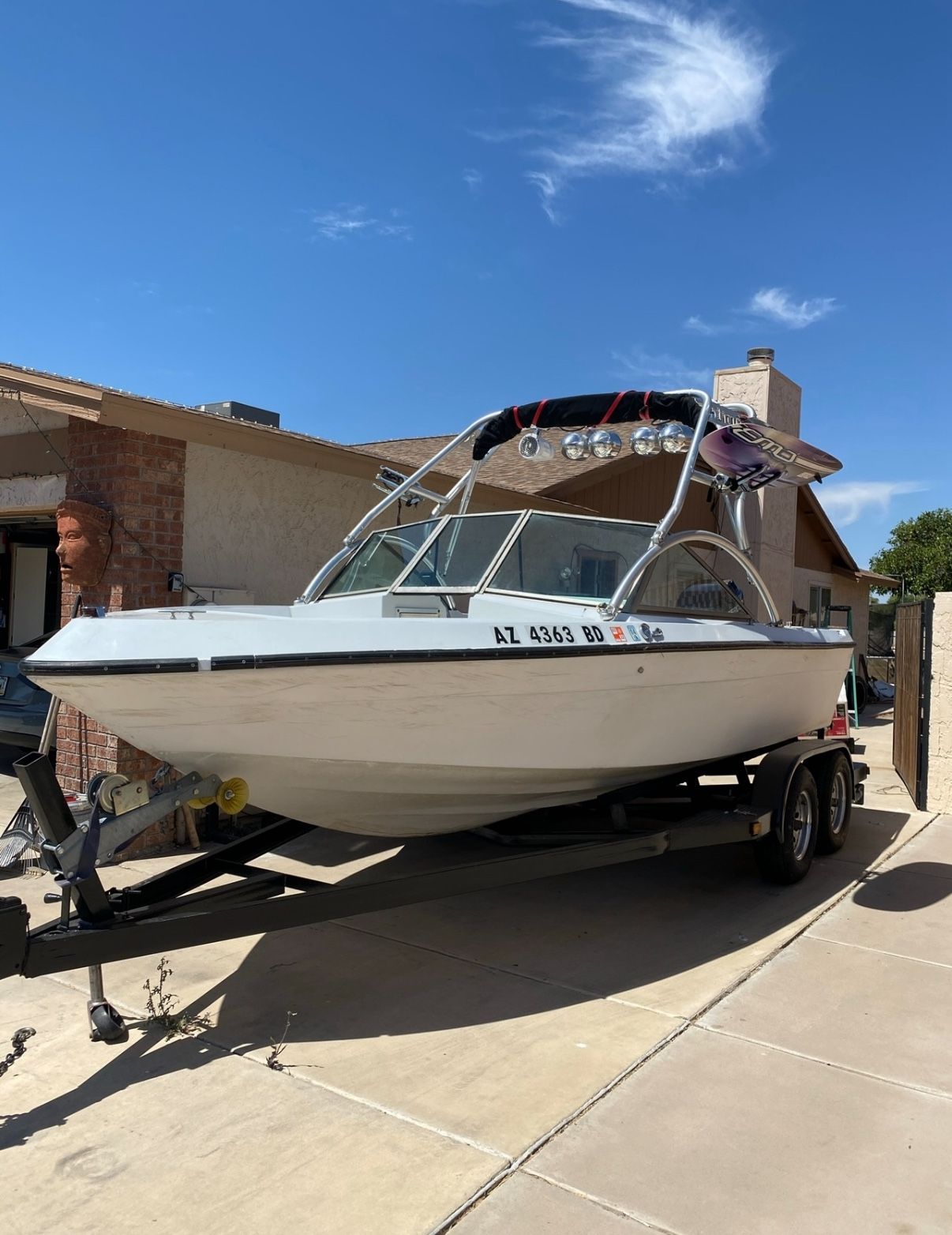 2001 Chaparral boat. With 150 HP Mercury XR6