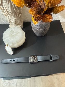 Apple Watch with Black Sport Band