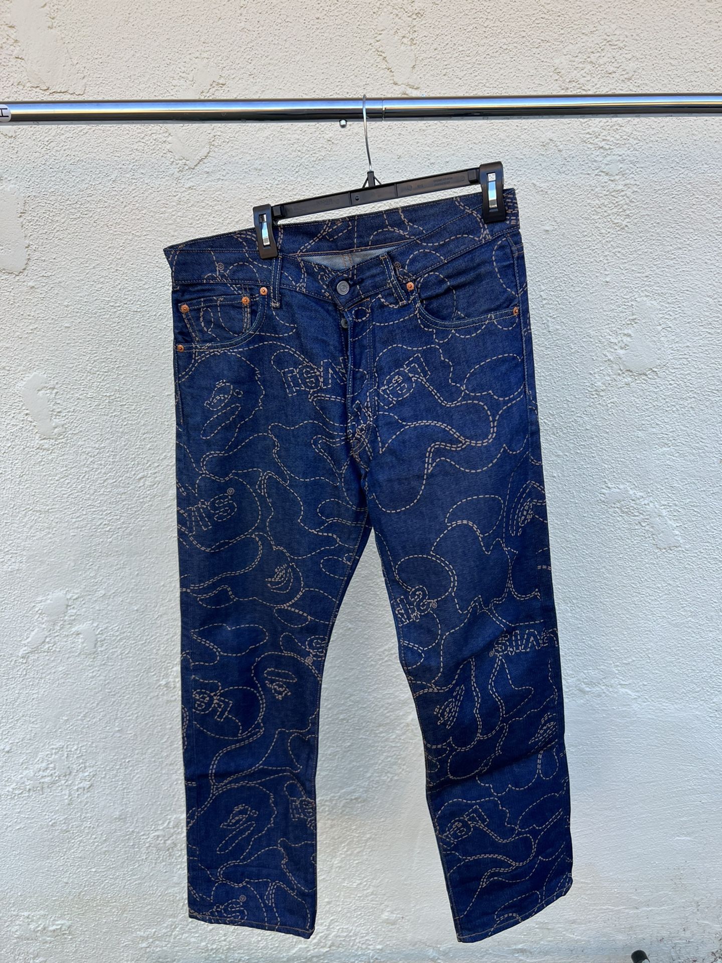 Bape X Levis Camo Print Jeans for Sale in Valley Center, CA - OfferUp