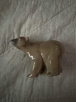 Lladró Attentive Bear Figurine Statue  From Spain