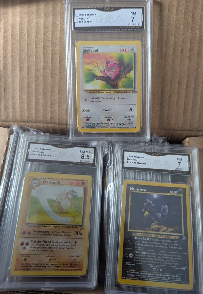 37 Graded Pokemon Cards 