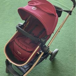 Stroller& Carseat. Maxi-cosi Zelia 5 In 1, Radish Ruby