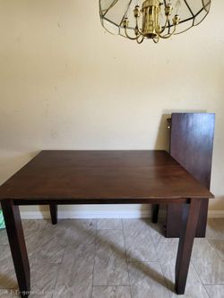 Table only and leaf extension