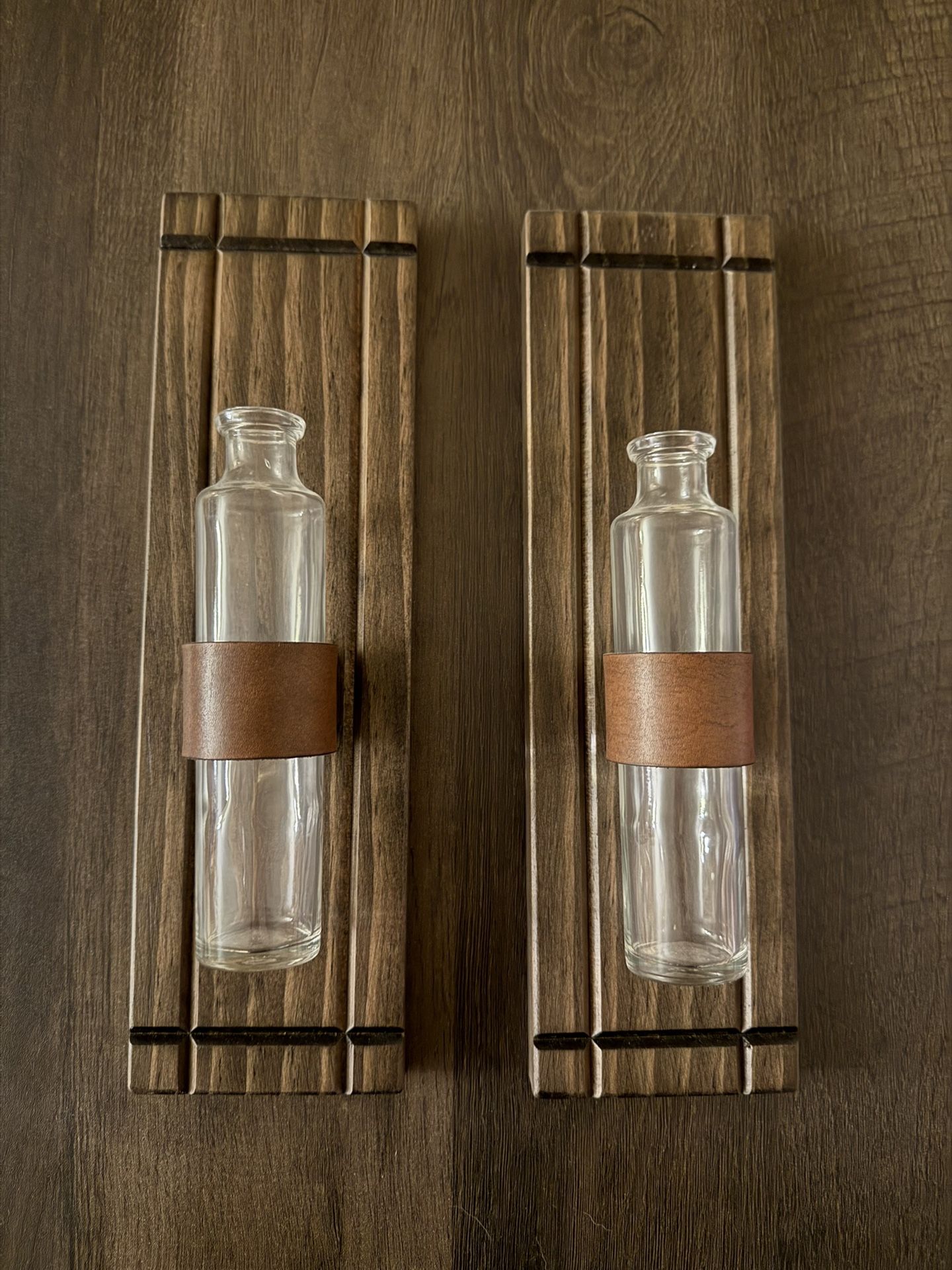 Glass Vase Wall Decor (Set Of 2)