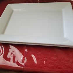 Two Solid Better Gardens  Porcelain Serving Platter