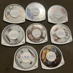 8 PSP  games