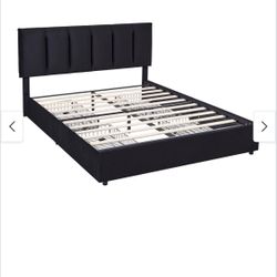 Queen Bed With Storage