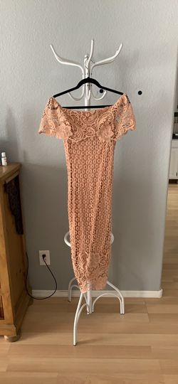 Boohoo lace pencil dress
