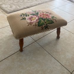 Vintage handmade footstool