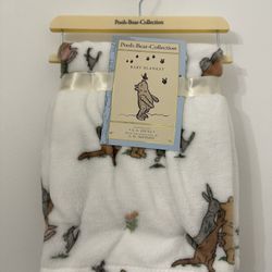 Classic Winnie The Pooh Baby Blanket 