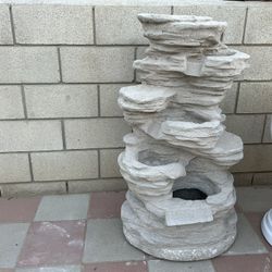 New Water Fountain Made Out Of Cement 