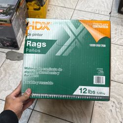 HDX 12 Ib. HDX Painter's Rags Box Store 