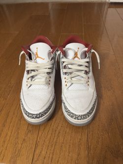 Size 8 - Jordan 3 Retro SE Unite White and Red