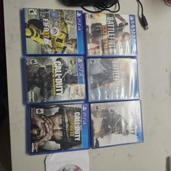 Ps4 GAMES And Controll CHARGE