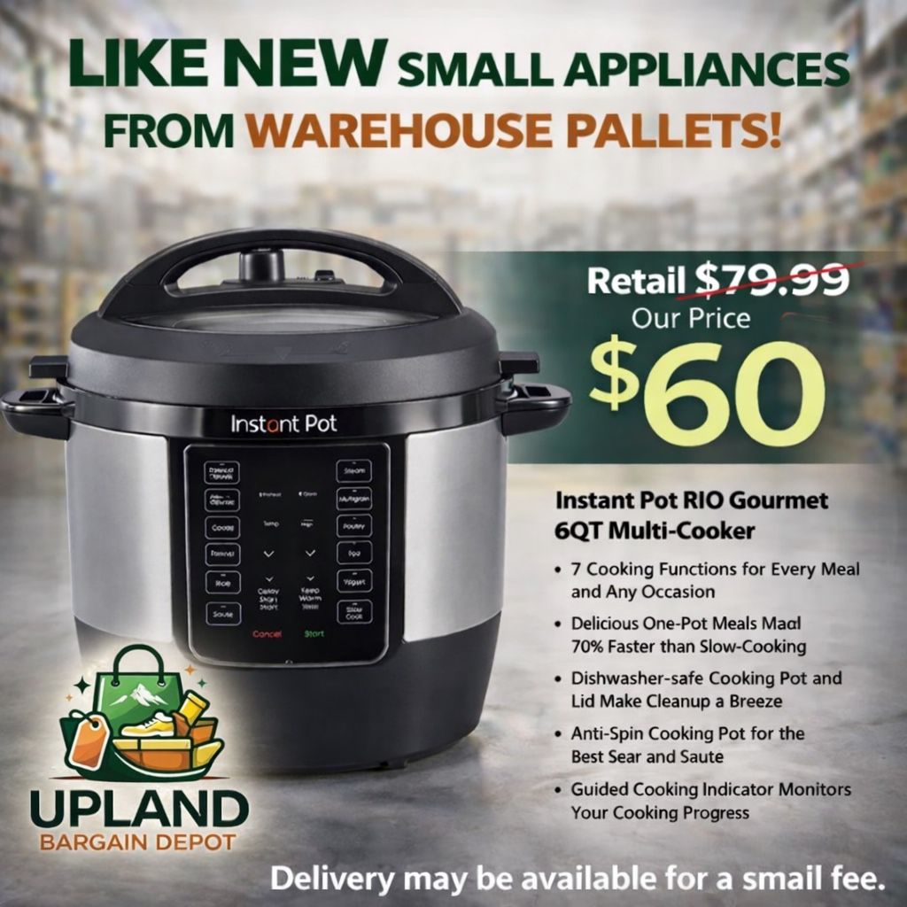 LIKE NEW Instant Pot RIO Gourmet 6QT Multi-Cooker – ONLY $60 Big box ...