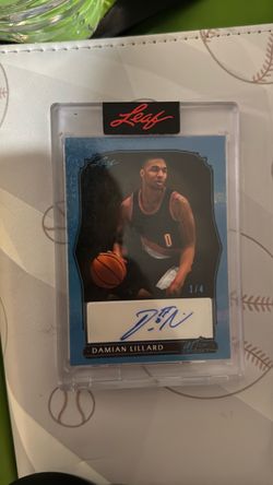 Damian Lillard Leaf Art Sport Auto 1/4