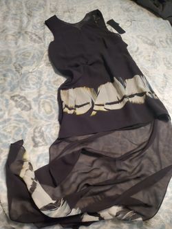 Halston Black Dress