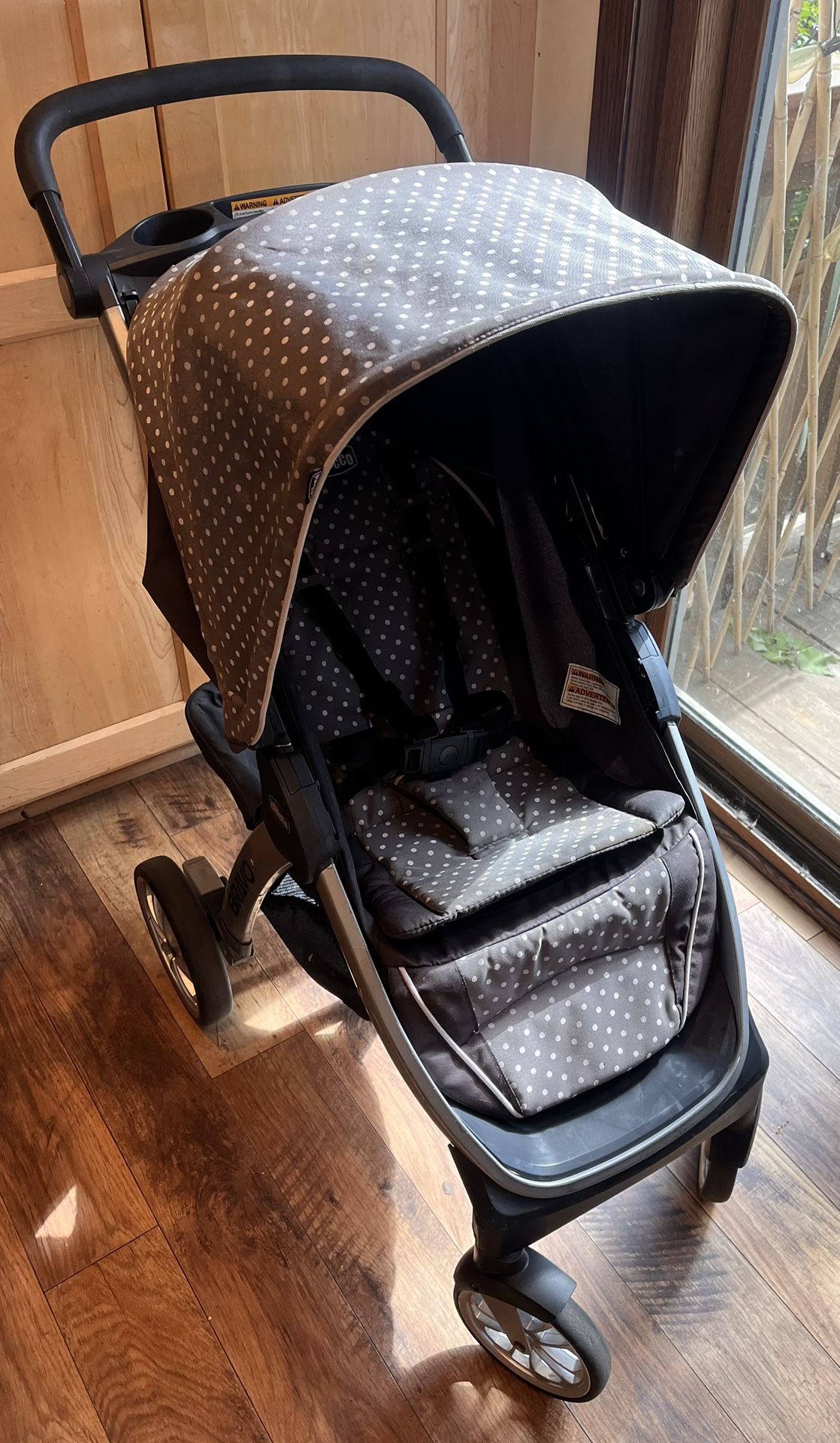 Chicco Bravo Polka Dot Stroller