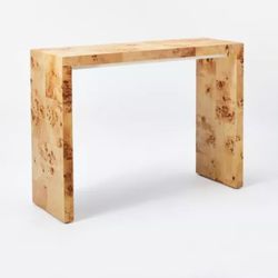 Ogden Burled Wood Console Table - Threshold designed with Studio McGee Brown