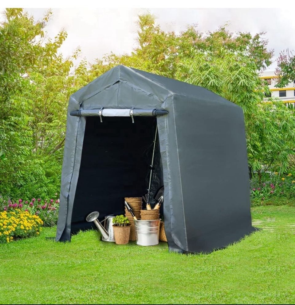 ADVANCE OUTDOOR 6x8 ft Outdoor Portable Storage Shelter Shed
