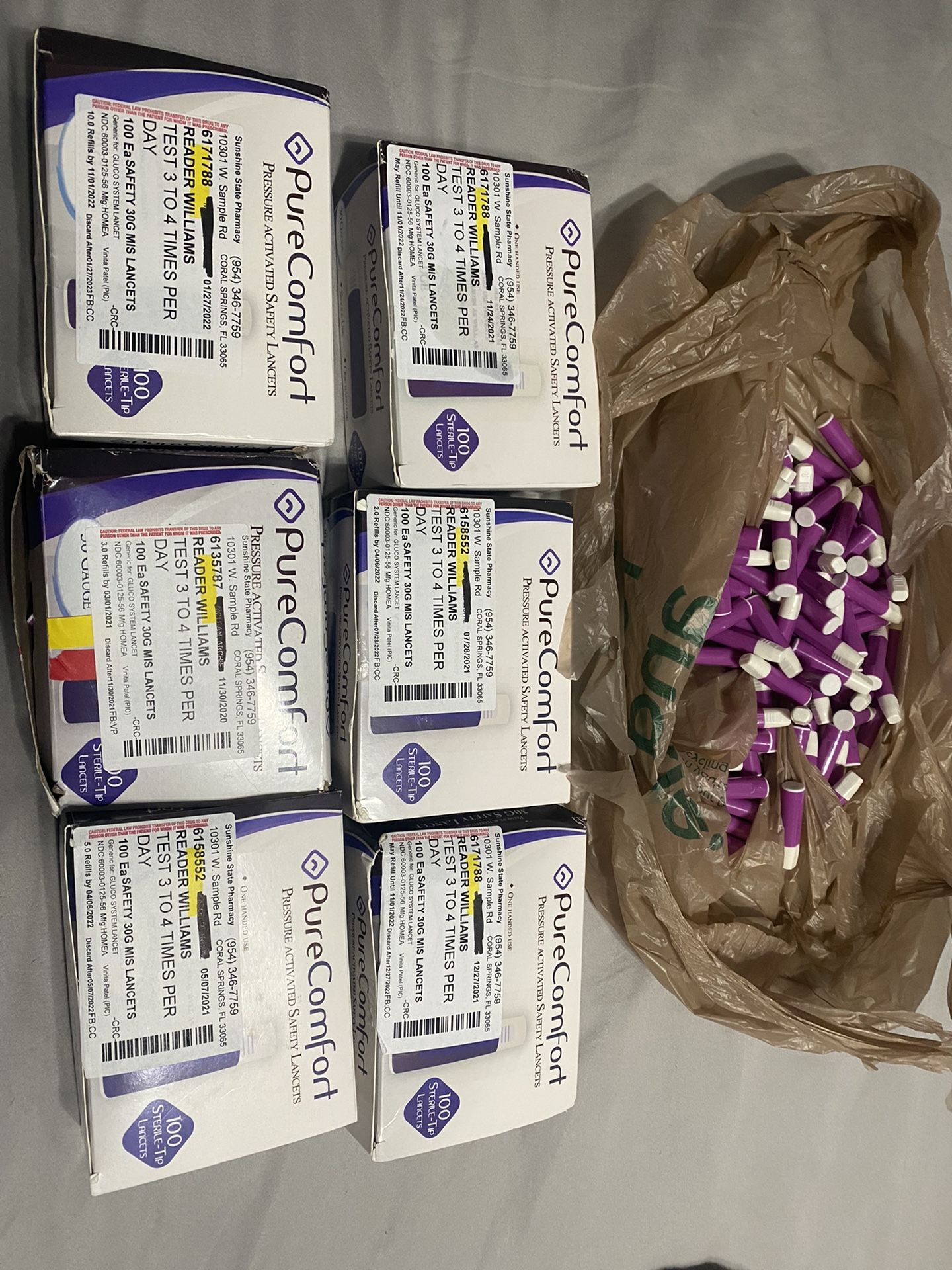 Over 600 Pure Comfort Safety Lancets for Sale in Oakland Park, FL OfferUp