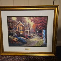 Thomas Kincade “Victorian Autumn”