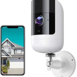 Security Camera Outdoor Pro 1080p | 2-Way Audio, Starlight Night Vision, Facial Recognition, Siren Alarm, Weatherproof, Cloud/Local Storage | Works wi