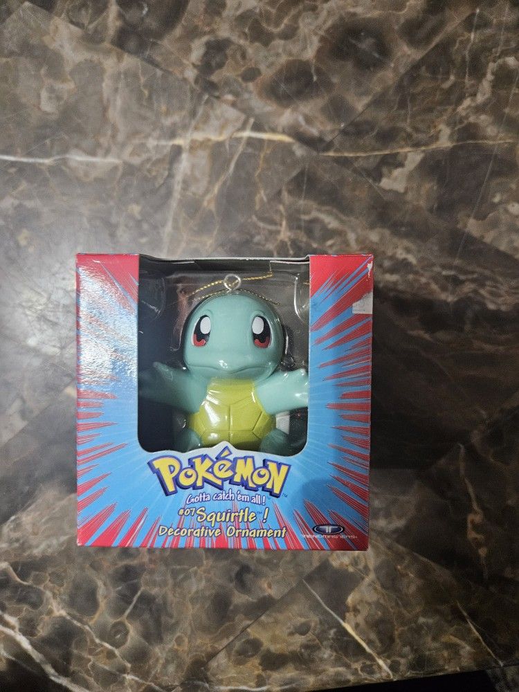 Vintage 1999 Pokémon christmas ornament Squirtle