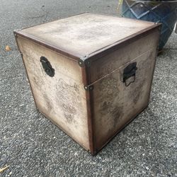 Storage Box End Table Chest Nightstand 