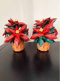 LEGO Poinsettias (two)