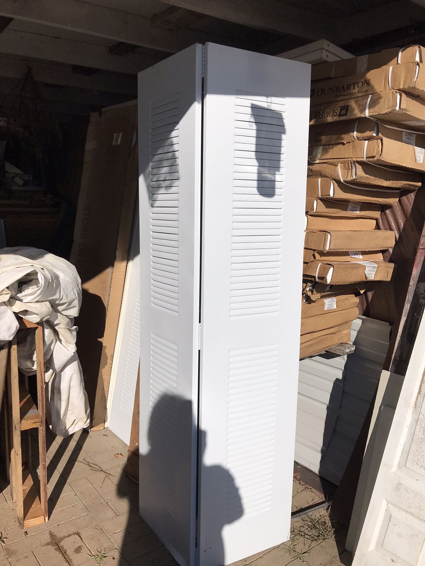 Metal Closet Doors Brand New Still In Box With Hardware 