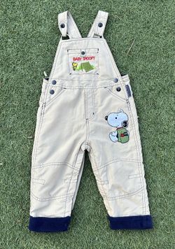 90s Baby Snoopy Overalls (size 24 Months )