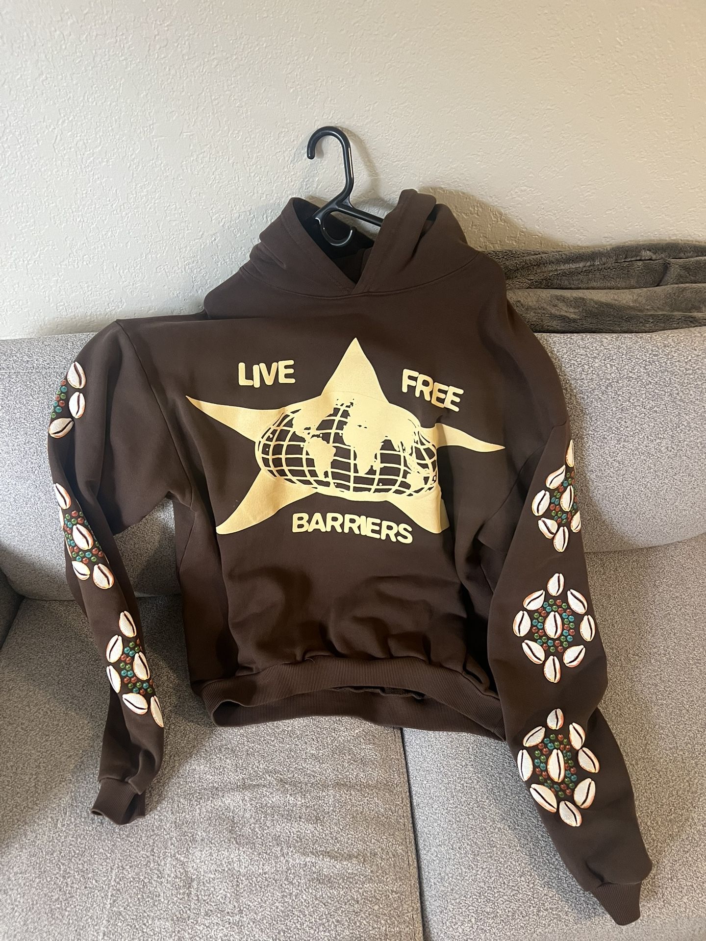 Brown Barriers Hoodie