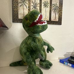 Stuffed Dinosaur Plush Giant T-Rex Toy - 20”+  Lifelike Stuffed Tyrannosaurus Animal Dinosaur Plush Doll green