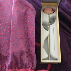 Beautiful Real Rose which has been cast 