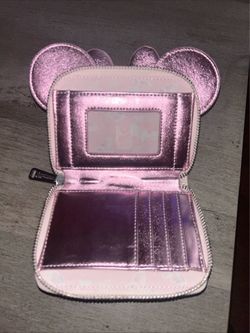 Disney Loungefly pink butterfly wallet